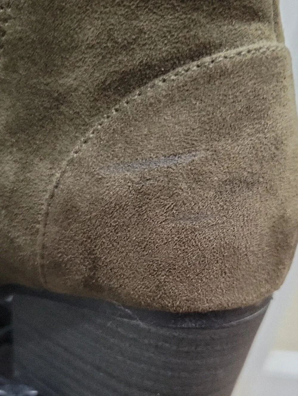 Sonoma Esme Olive Green Suede Double-Buckle Ankle Booties - Picture 14 of 14